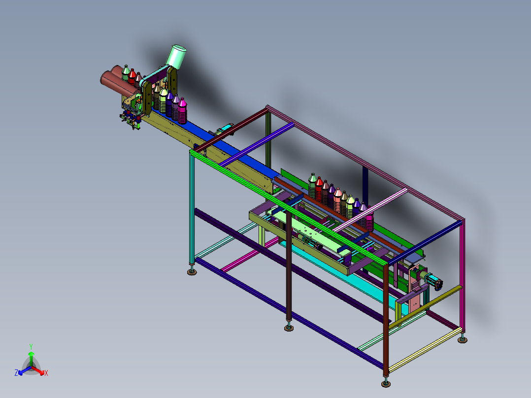 自动对塑料瓶排序的装置