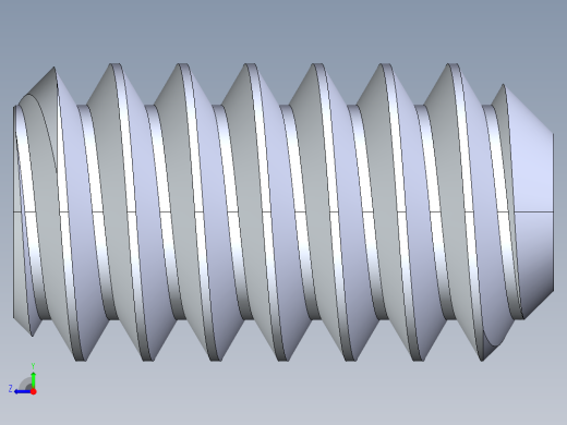 UNC 平头紧定螺钉-UNC SET SCREW 6-32 x0.250.STEP右视缩略图