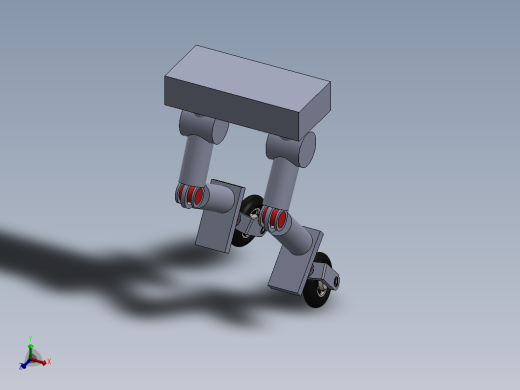 人型机器膝盖和关节设计sw