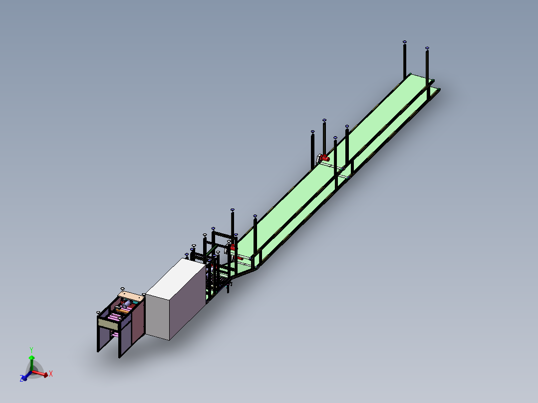 堆垛简易自动化流水线