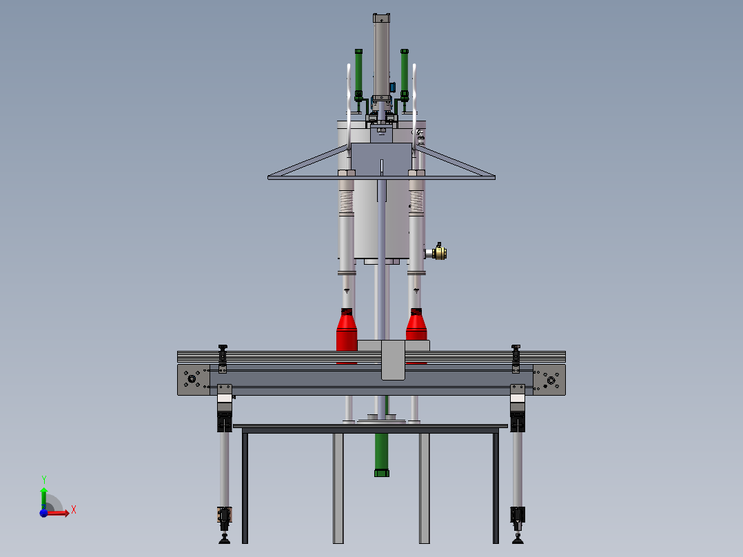 定量灌装机前视图