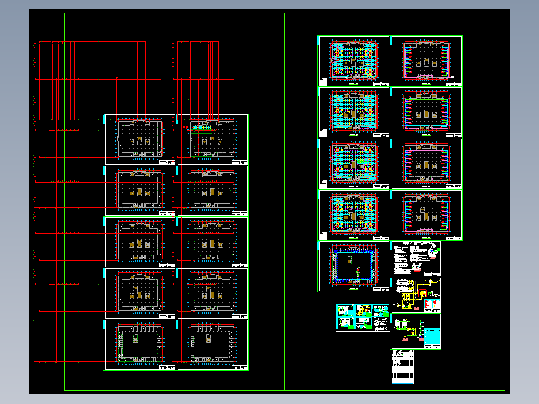 某购物中心中央空调设计图纸