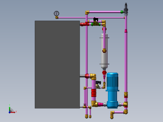 双泵管道（带过滤器）前视缩略图