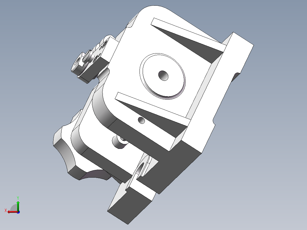 杠杆二加工工艺及钻φ10孔夹具设计【含三维proe】后视图