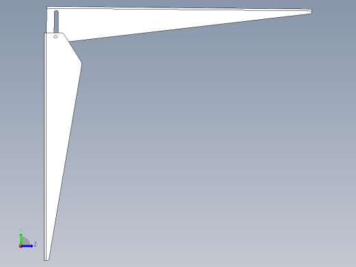 折叠式控制台左视缩略图
