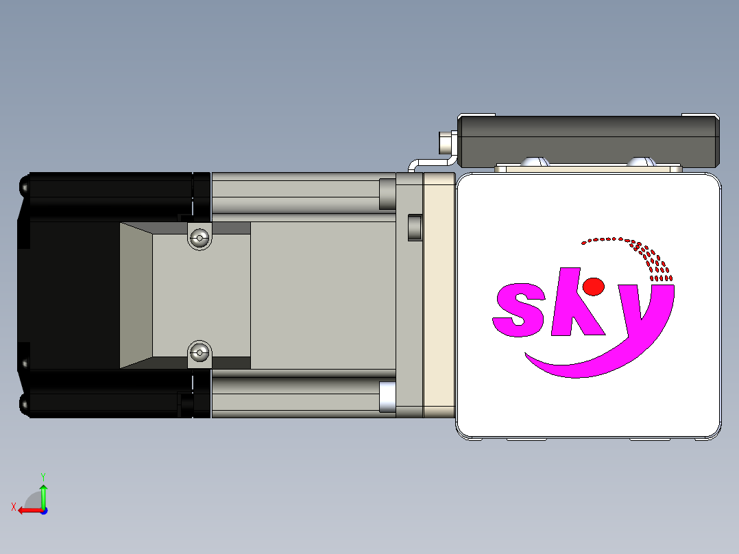 同步带滑台-欧规BC6-L120-S1150-R-P40-D3后视图
