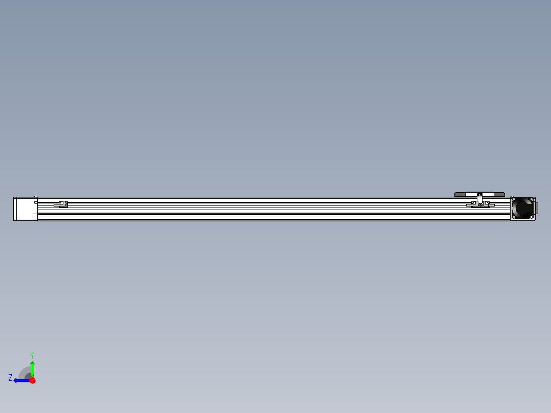 同步带滑台-欧规BC6-L120-S1150-R-P40-D3右视图