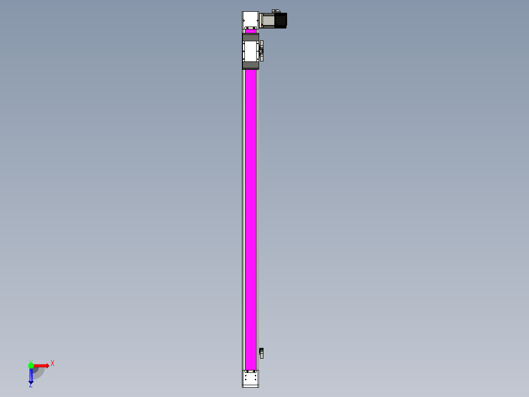 同步带滑台-欧规BC6-L120-S1150-R-P40-D3俯视图