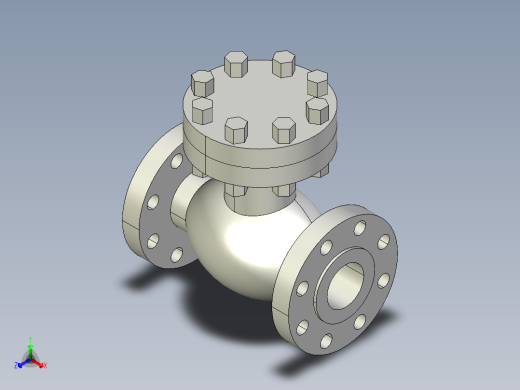 阀门模型-swing_check_valve__fl_-_150-2500