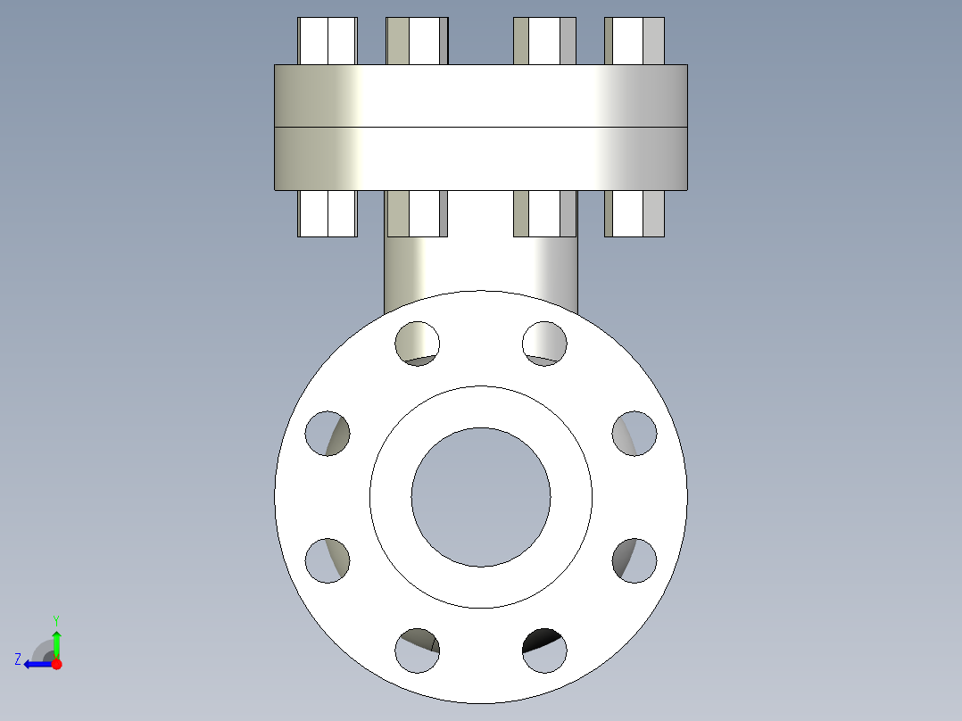 阀门模型-swing_check_valve__fl_-_150-2500右视图