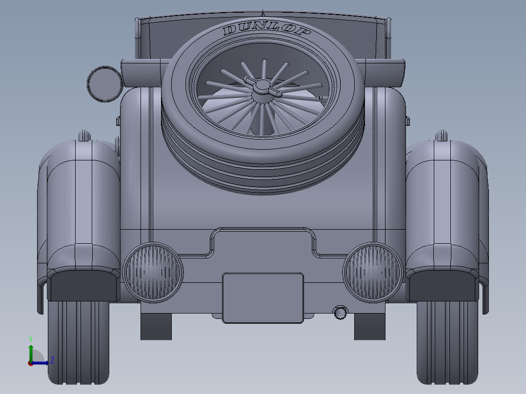 经典玩具车 SW STP左视图
