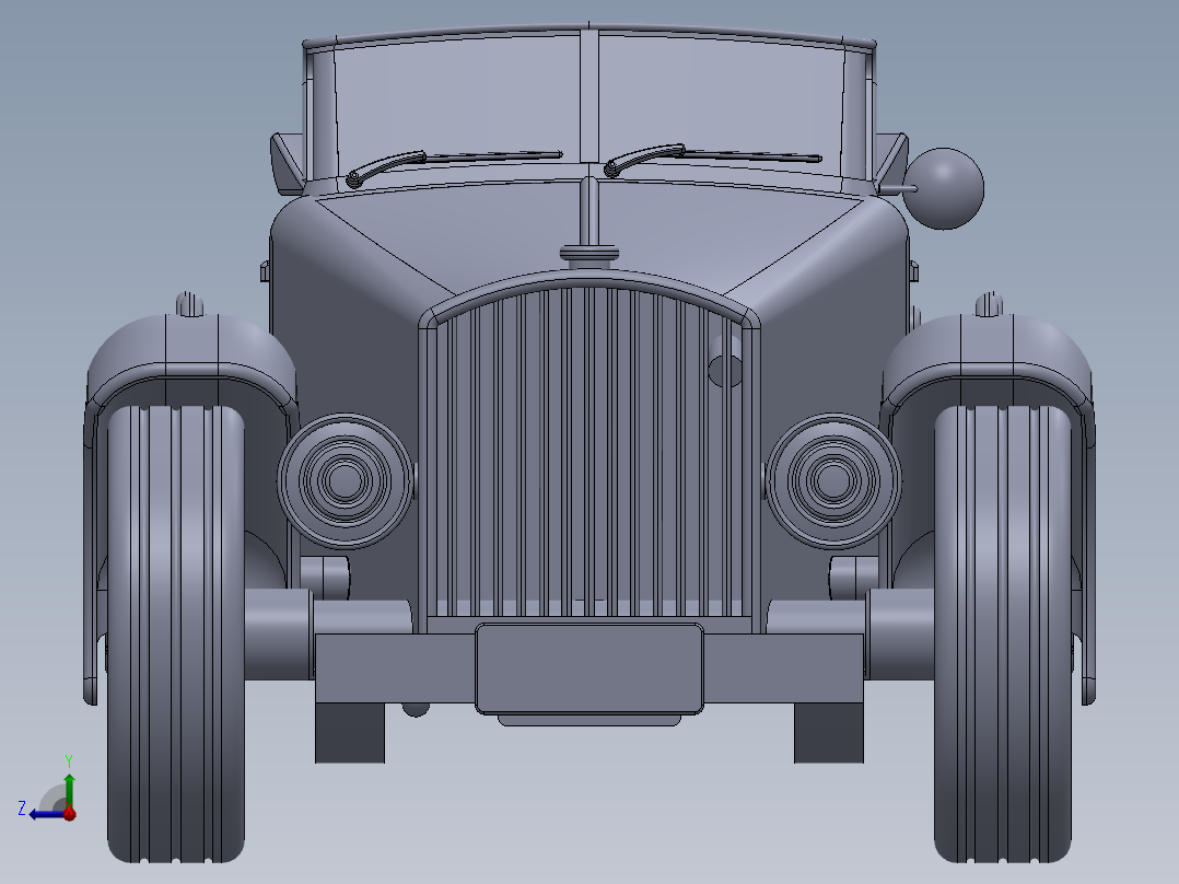 经典玩具车 SW STP右视图