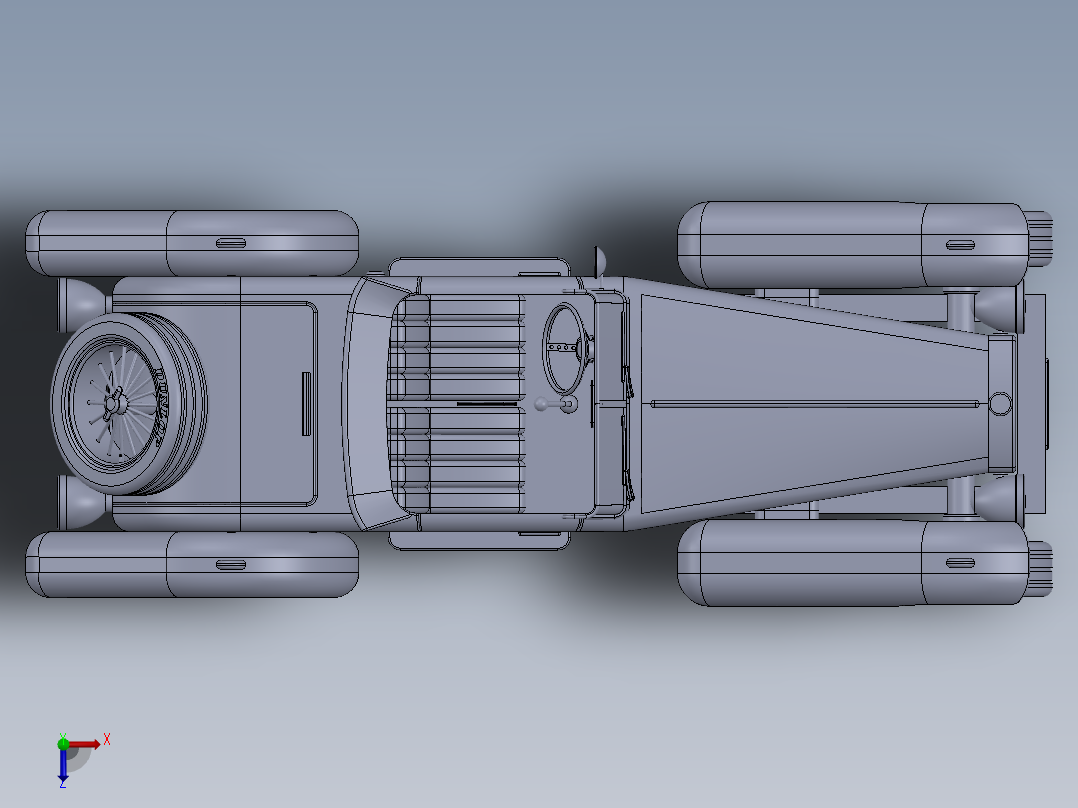 经典玩具车 SW STP俯视图