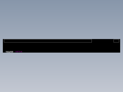 平行鍵KKET,KKETS-2D多系列多零件图纸模型