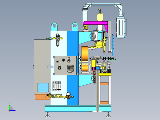 双头点焊机左视缩略图