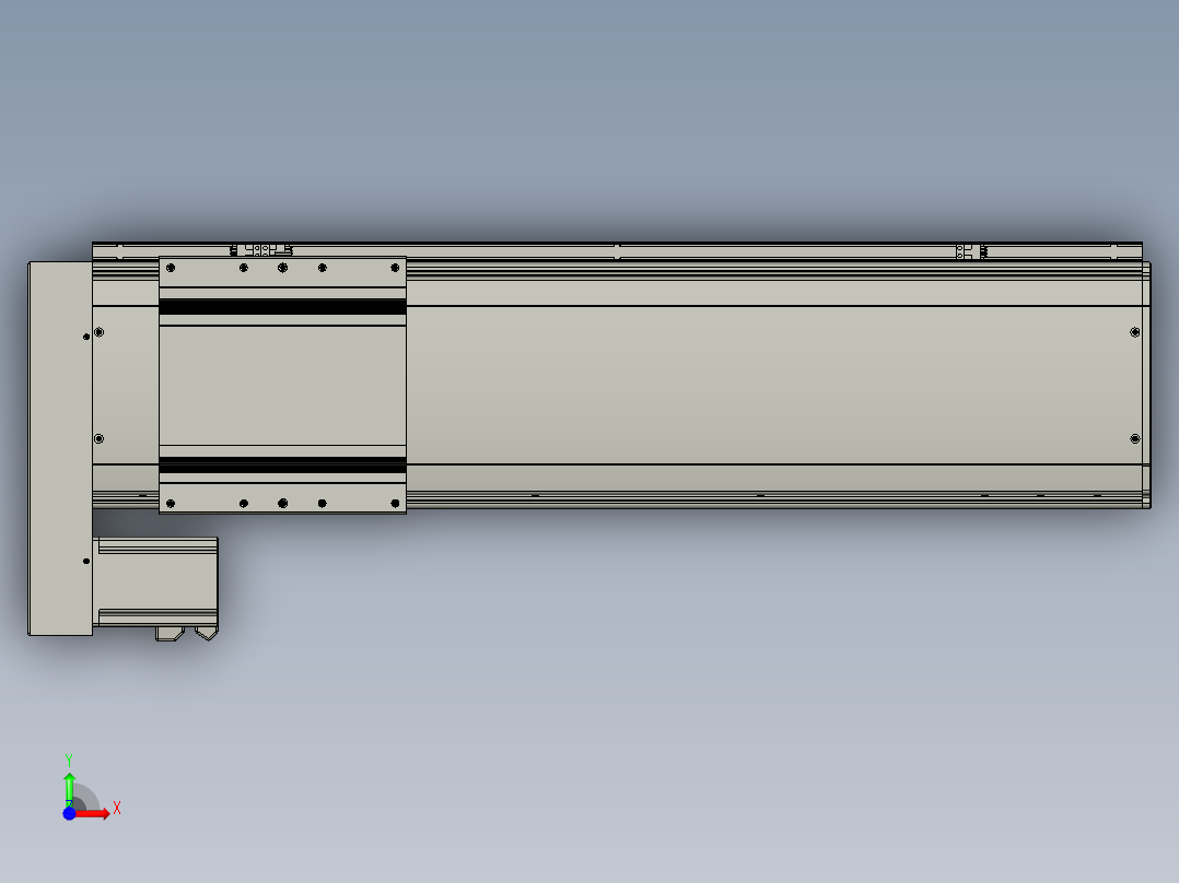 VF丝杆传动-一般环境VF22-S600-BL前视图