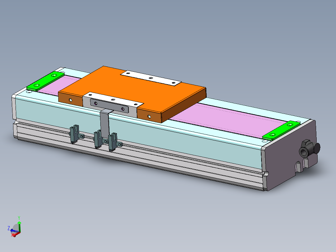 MCH丝杆全封闭MCH14-M-400W主视图