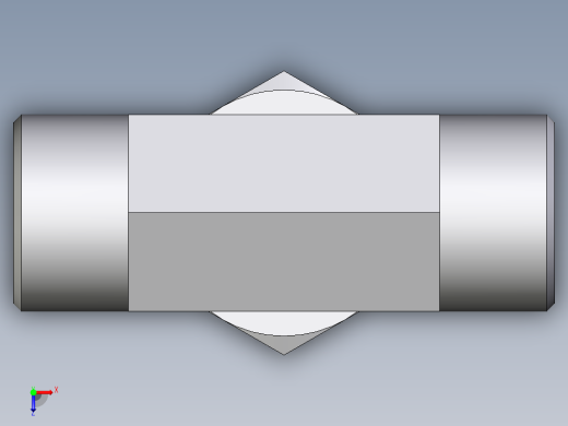 卡套式工业通用硬管接头EO_Assembled_adjustable_standpipe_branch_tee_EVT16SMOMD71俯视缩略图