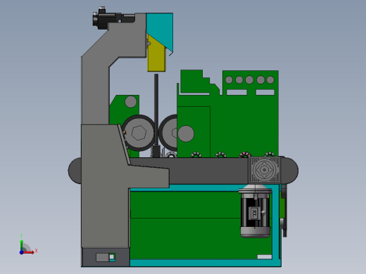 圆柱体无心磨自动上下料循环研磨