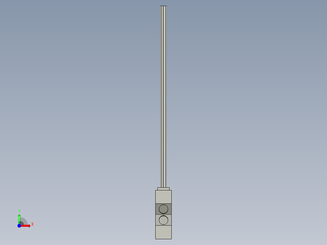基恩士PS-47(C)_kc图纸模型前视图