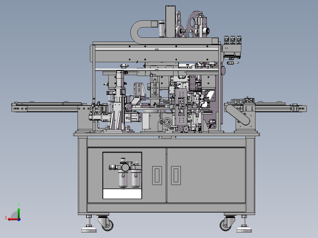 自动贴外围胶纸机sw18后视图
