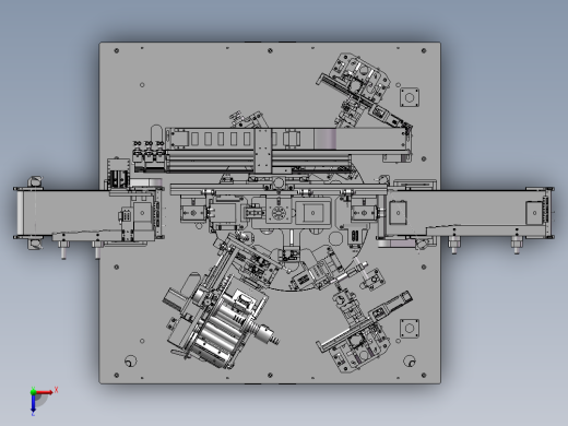 自动贴外围胶纸机sw18俯视缩略图