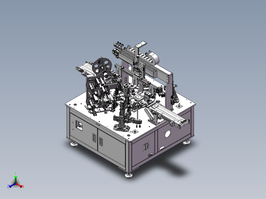 自动贴外围胶纸机sw18正等轴测缩略图