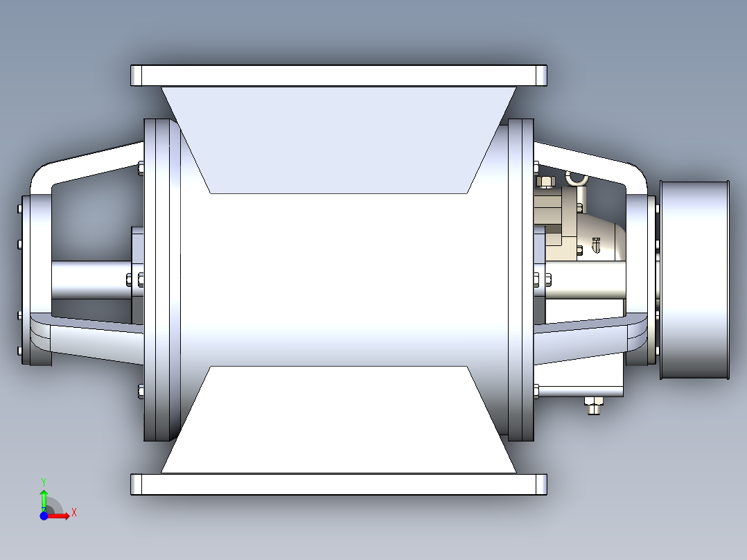 卸料器 YJD-HG系列 16款前视图