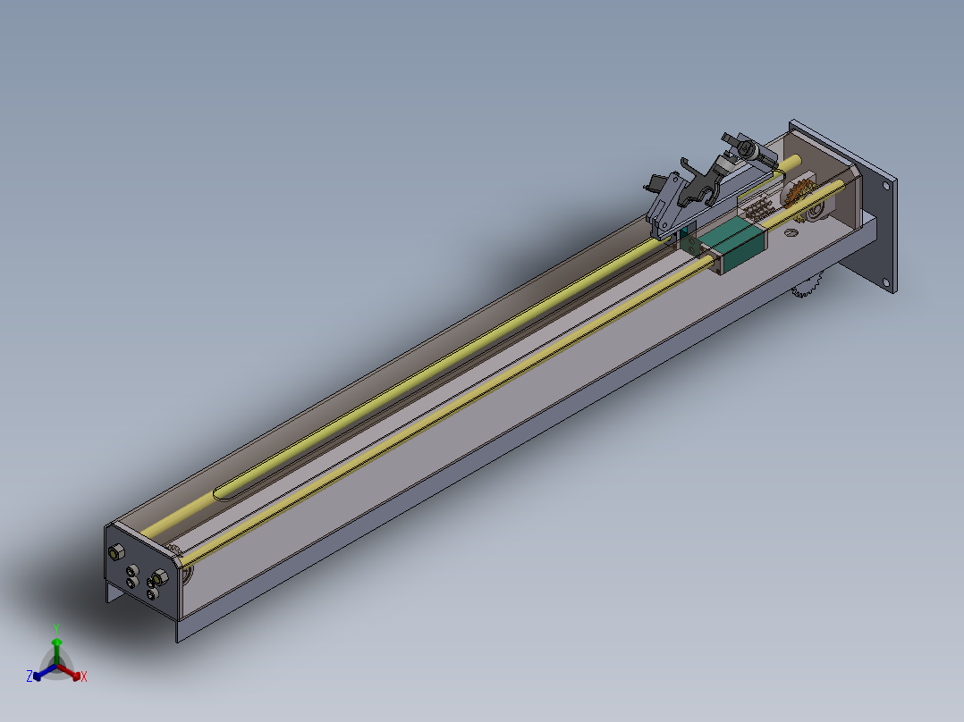 定制工作正等轴测图