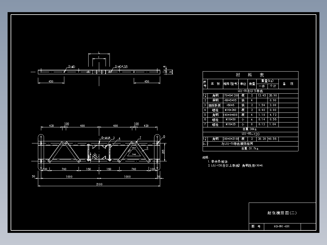 091 耐张横担图2