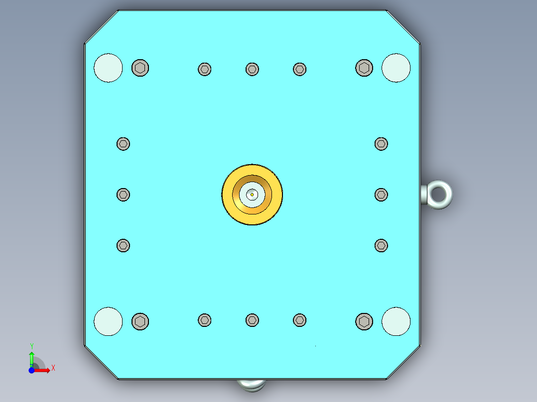 注塑模具、模具(73)前视图