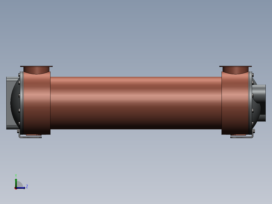 A2005346-热交换器左视图