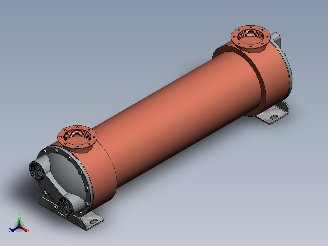 A2005346-热交换器正等轴测图