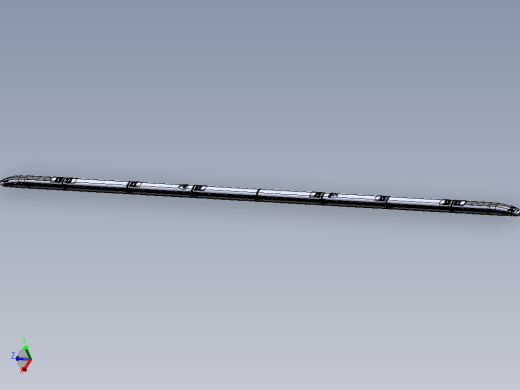 标准动车组模型  CR400AF 8 列编组