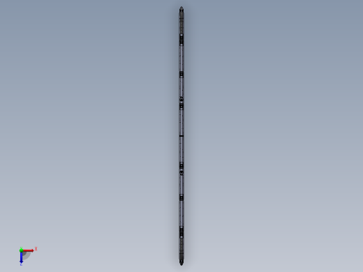 标准动车组模型  CR400AF 8 列编组俯视缩略图