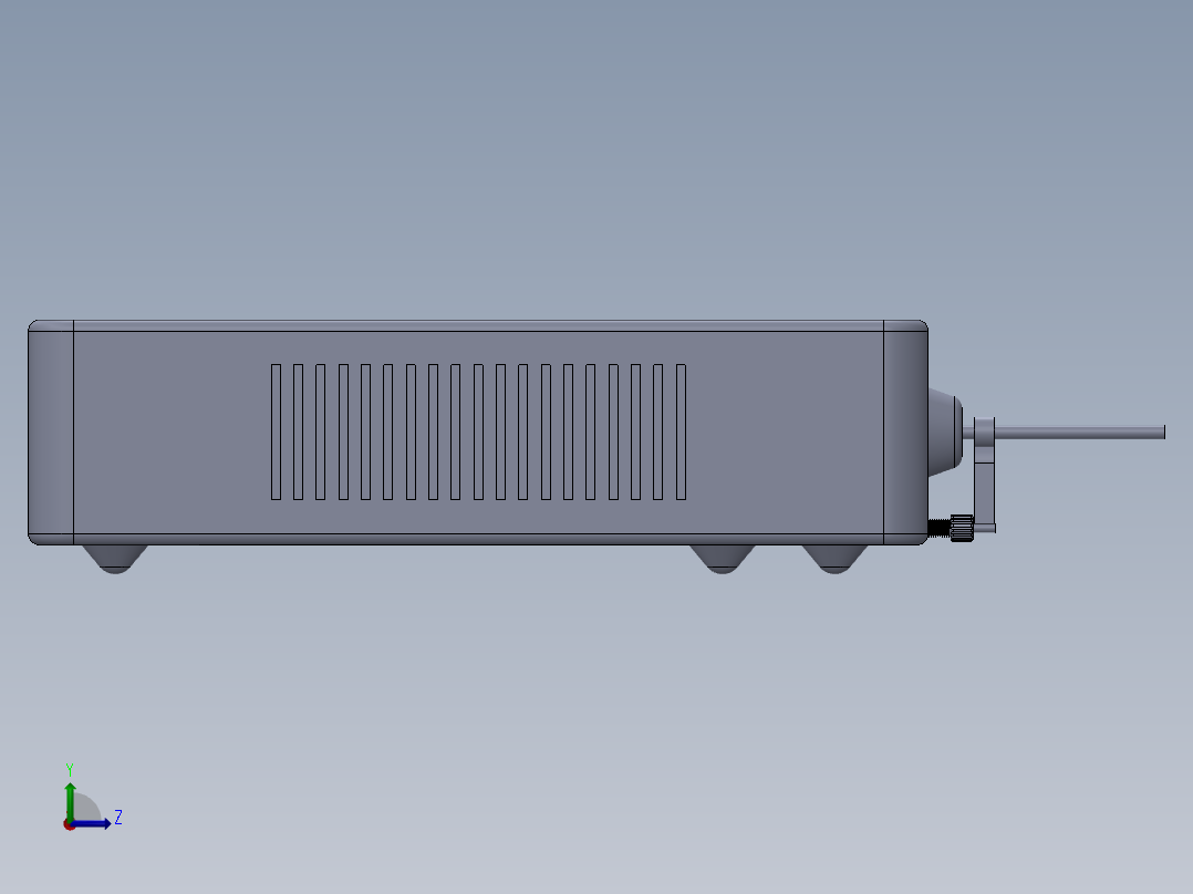 线束通讯网关左视图