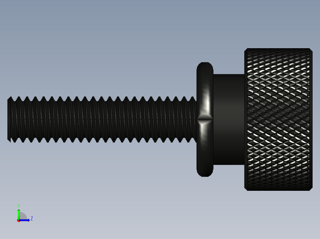 M4螺母-16毫米-12左视图