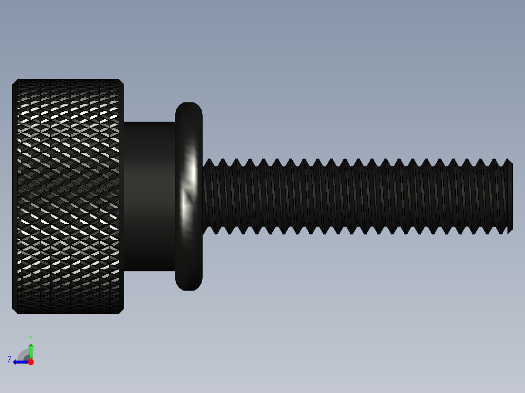 M4螺母-16毫米-12右视图