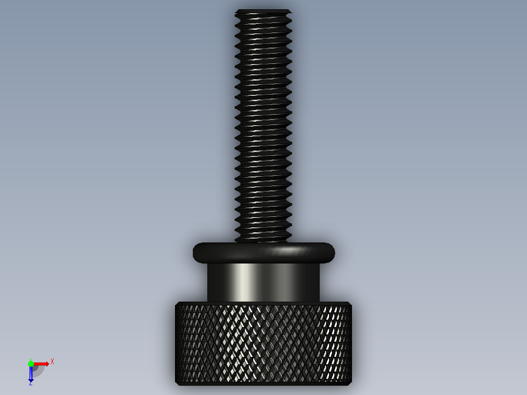 M4螺母-16毫米-12俯视图