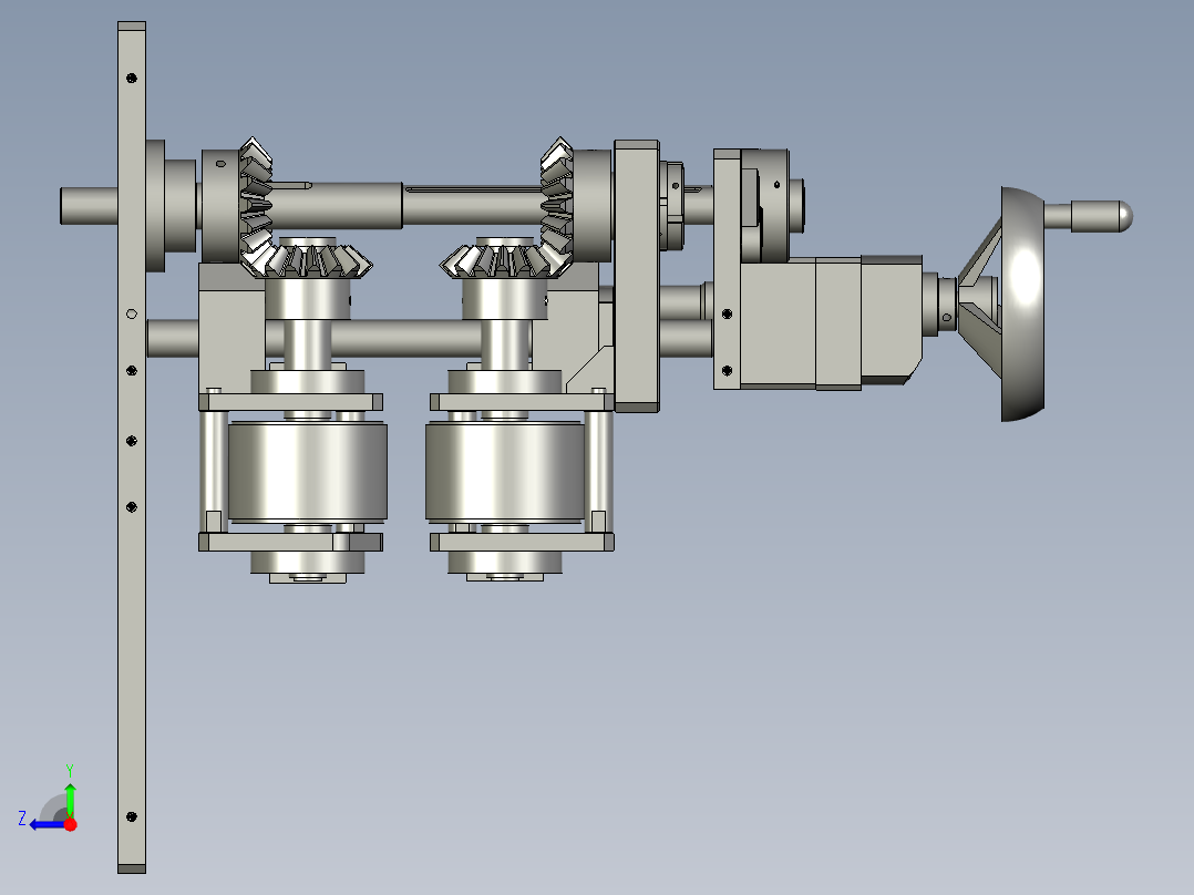 2镜向下牵引部件11右视图
