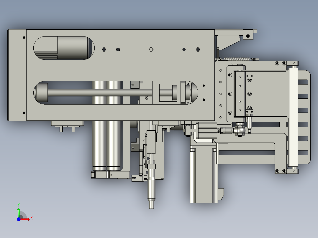 YWP200K4-07A-00左机械手组件前视图