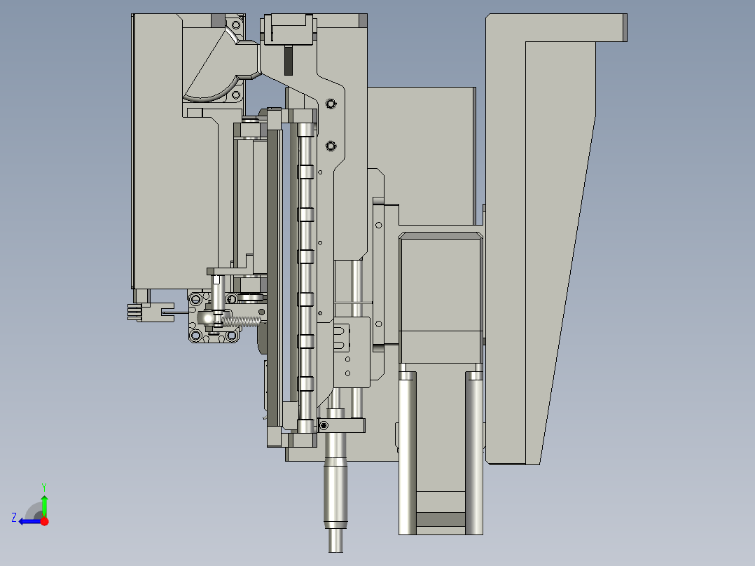 YWP200K4-07A-00左机械手组件右视图