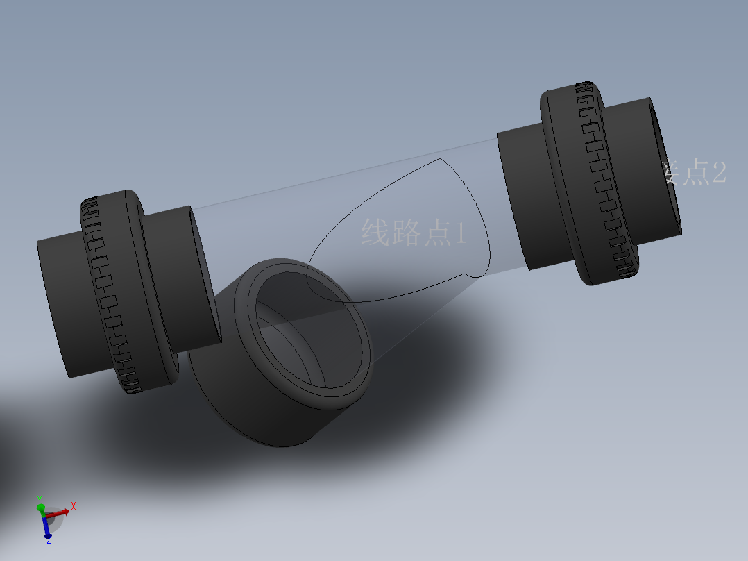 Y filter DN40 PN10 U-PVC