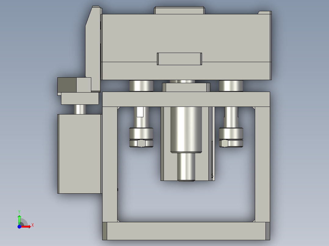 M02103-02-输送带顶升机构前视图