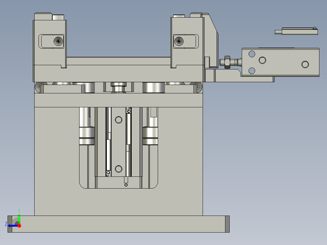 M02103-02-输送带顶升机构右视图
