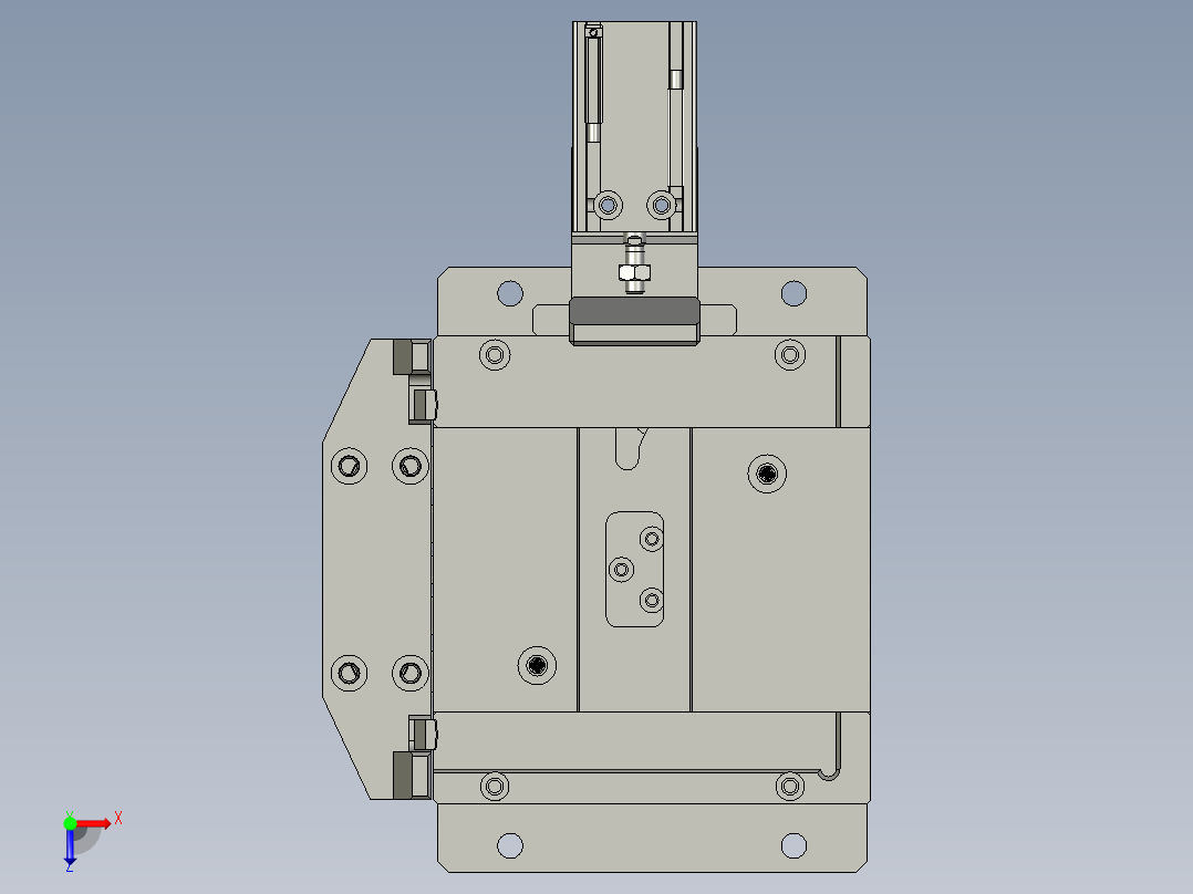 M02103-02-输送带顶升机构俯视图
