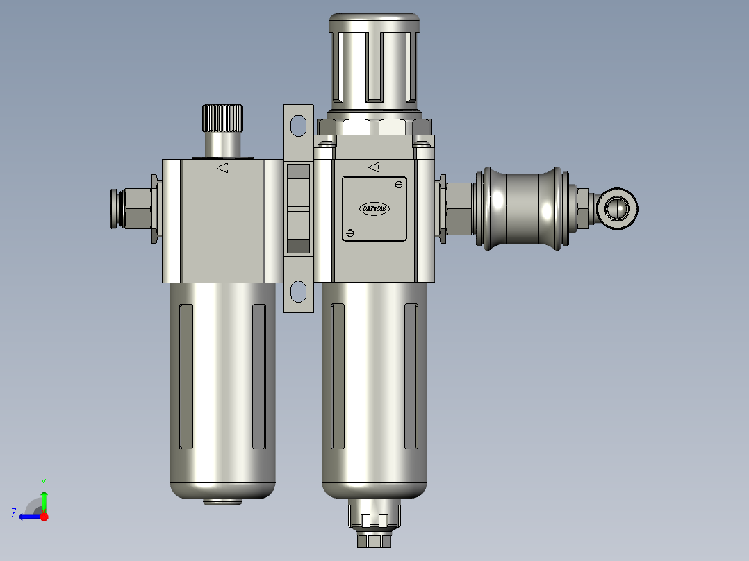 LXYC-BOSS二联件部件-1右视图