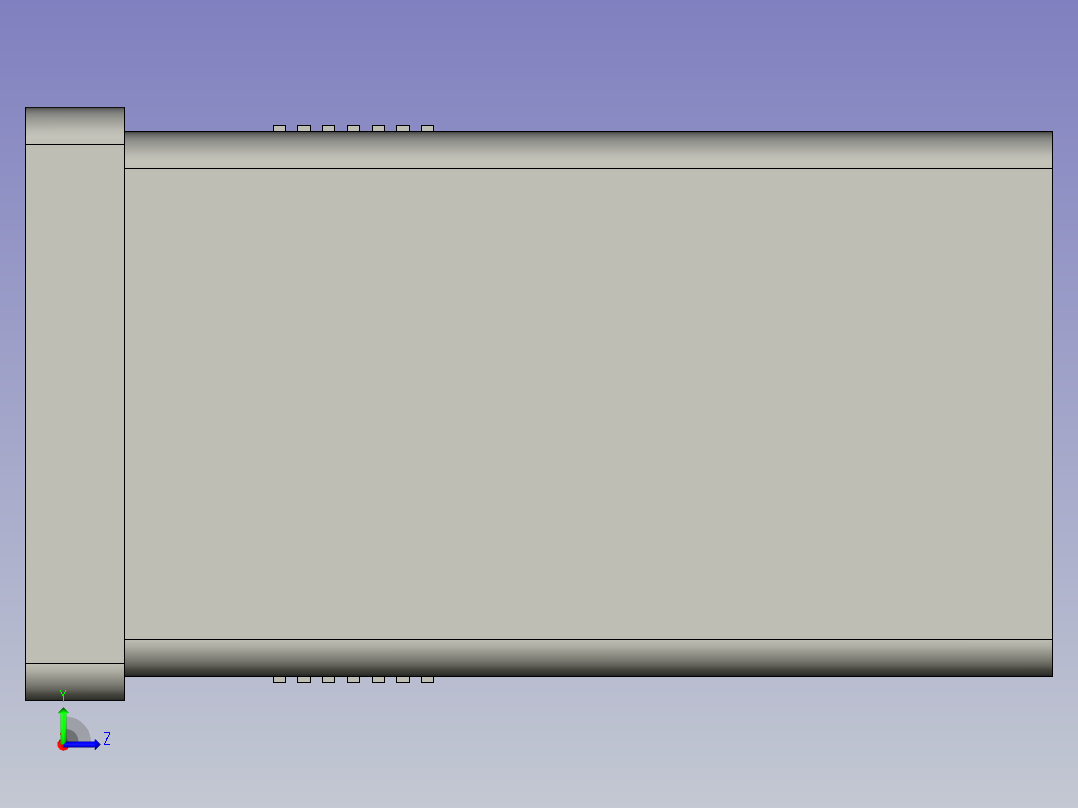 组装+热熔-温度表MANIFOLD_SOLID_BREP_3350056左视图