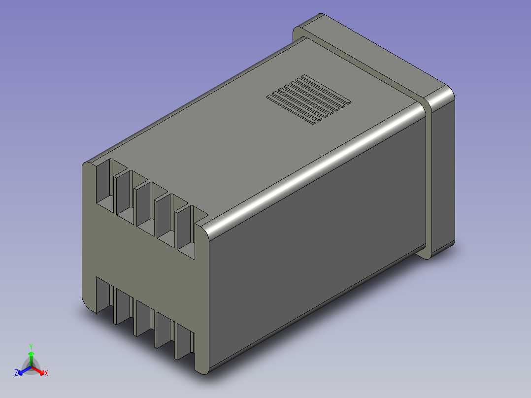组装+热熔-温度表MANIFOLD_SOLID_BREP_3350056正等轴测图