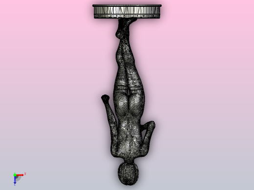 FigurePosingnude.stl俯视缩略图